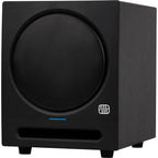 PreSonus Eris SUB 8 BT 2nd Gen subwoofer in black, rear view