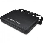AlphaTheta Omnis-Duo DJ hard case with sturdy exterior and secure handles, designed for protecting DJ equipment during transport.