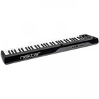 Nektar Impact GXP61 MIDI keyboard controller with 61 keys, knobs, and control pads for music production and performance.