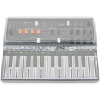 Decksaver Arturia Microfreak cover protecting the synthesizer from dust and scratches, made of durable transparent material.
