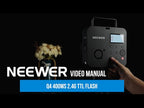 Neewer Q4 400Ws 2.4G TTL zibspuldze