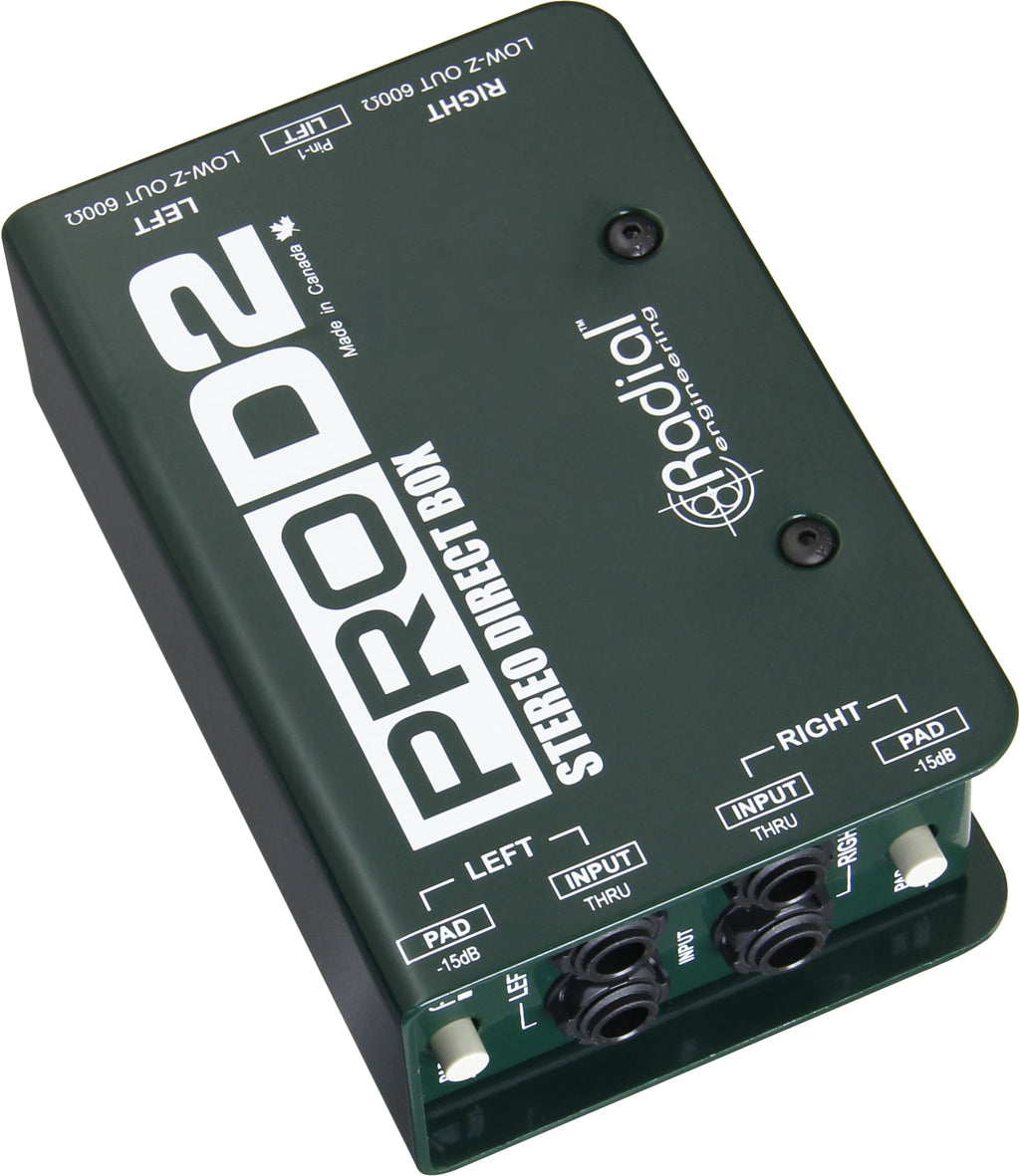 Radial Engineering ProD2 DI box.