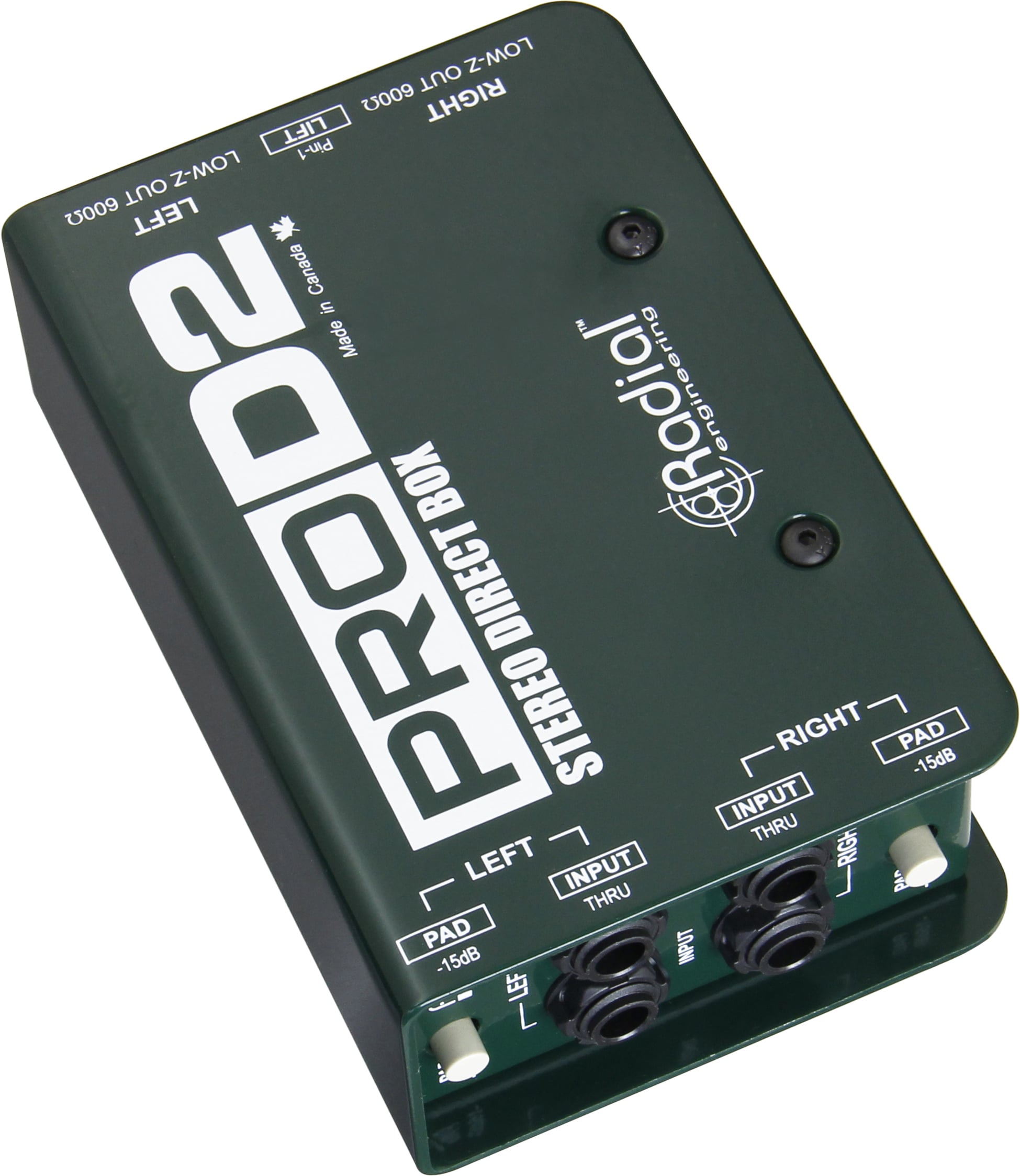 Radial Engineering ProD2 DI box.