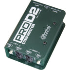 Radial Engineering ProD2 DI box, front view.