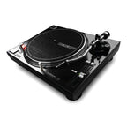 Reloop RP-7000 MK2 DJ turntable, black, angle view
