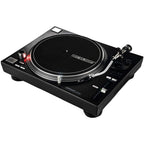 Reloop RP-7000 MK2 DJ turntable, black hero angle