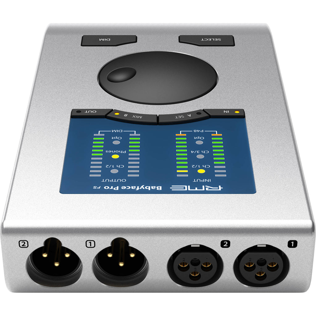 RME Babyface Pro FS audio interface, in black
