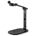 Rode DS3 desktop studio arm in black, three-quarter front view