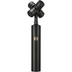 Rode NT-SF1 camera microphone with shock mount and windscreen, designed for professional audio recording and video production.