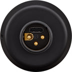 Rode NT1 GEN5 condenser microphone, black, close-up of base connector