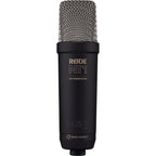 Rode NT1 GEN5 condenser microphone, black, front view
