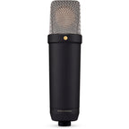 Rode NT1 GEN5 condenser microphone, black, front view