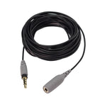 Rode SC1 SmartLav+ 6m microphone extension cable connected to a lavalier microphone for professional audio recording.