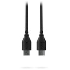 Rode SC22 USB-C to USB-C cable in black, 0.3m length, with reinforced connectors and sleek design for fast data transfer.