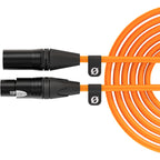 Rode XLR-Female to XLR-Male Cable, connectors close-up, black