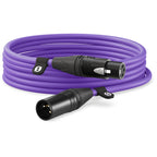 Rode XLR-Female to XLR-Male Cable, connectors close-up, black