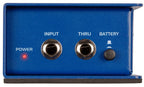 Samson MDA1 DI box with input connections and controls, professional audio equipment for sound signal management.