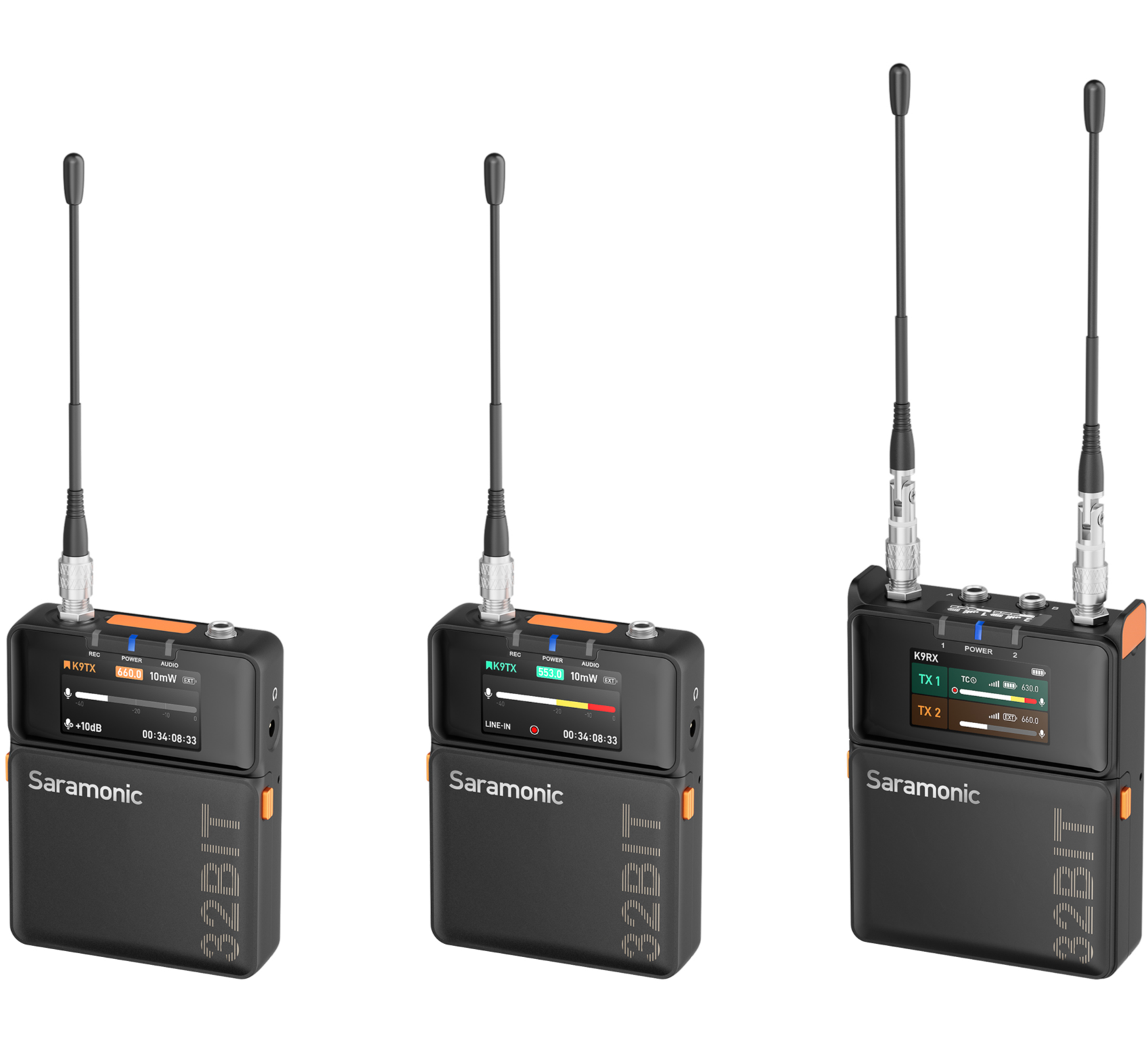 Saramonic K9 wireless microphone system, view 12