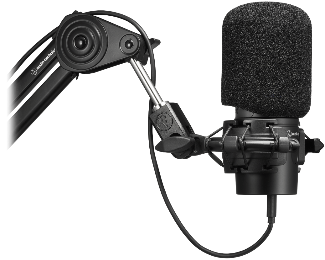 Audio Technica AT8178 microphone windscreen and deadcat, furry wind cover for outdoor recording and sound protection.