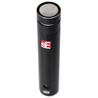 Pair of sE Electronics sE8 stereo condenser microphones with gold-plated capsules and black shock mounts.