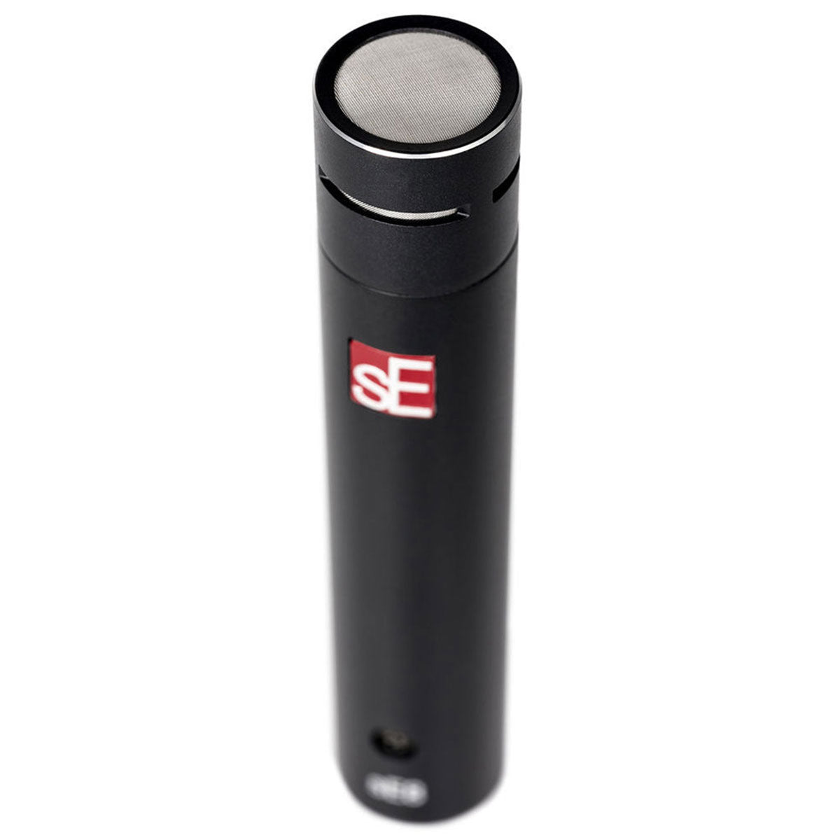 Pair of sE Electronics sE8 stereo condenser microphones with gold-plated capsules and black shock mounts.