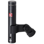 Pair of SE Electronics sE8 condenser microphones shown in stereo configuration, professional audio recording microphones.