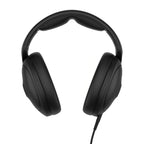 Sennheiser HD 620S wired headphones with over-ear design and padded ear cups, front view showing sleek black finish.