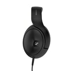 Sennheiser HD 620S headphones in side view, showcasing over-ear design with cushioned ear cups and sleek black finish.