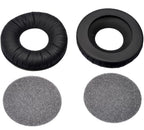 Sennheiser HD 25 Earpads (Leather) (578881), black close-up view