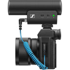 Sennheiser MKE 400 MK2 camera microphone, windshield detail