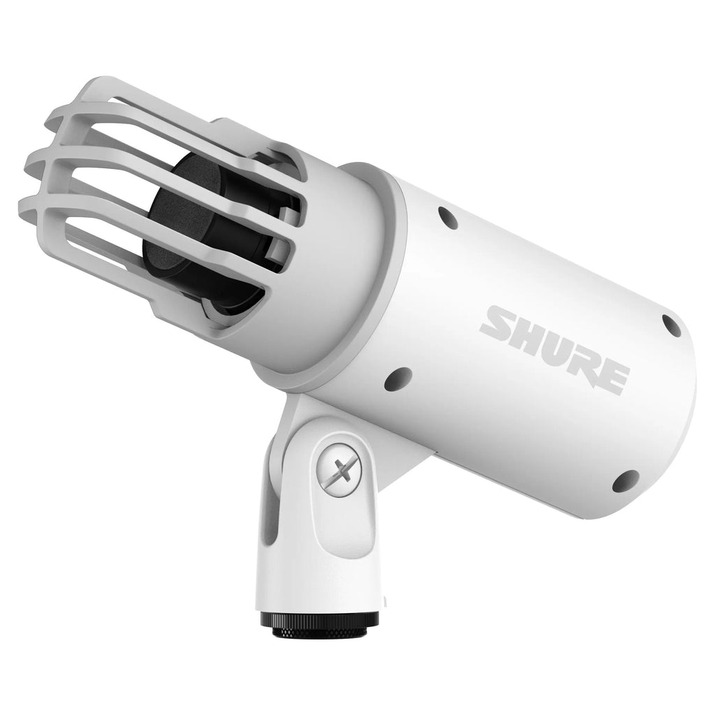 Shure MV6 Gen 2 White, capsule grille detail without windscreen
