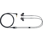 Shure SE215 wired in-ear headphones, in red