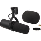 Shure SM7B dynamic microphone, in black