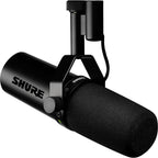Shure SM7dB dynamic microphone, front view