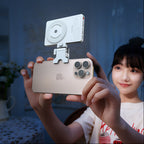SmallRig M3 Attachable Mobile Phone LED Video Light with Clip, detail view.