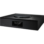 Technics SA-C600 stereo amplifier with sleek black design, front control knobs, and digital display, ideal for high-quality audio systems.
