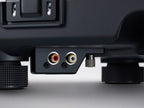 Technics SL-1210GR2 direct-drive turntable underside showing connections and wiring for high-quality vinyl listening.
