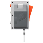 Teenage Engineering EP-2350 FX MIC, back panel with battery compartment