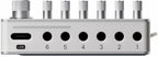 Teenage Engineering TX-6 portable mixer, top view with controls