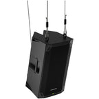 Mackie Thump15v4 active loudspeaker with integrated handles and control panel, designed for professional sound reinforcement.