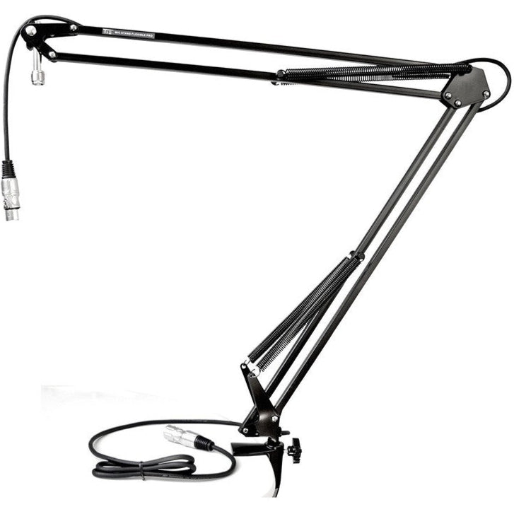 Tie Studio Flex Pro Broadcast Mic Stand (with XLR Cable) microphone boom arm, lifestyle setting