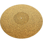 Tonar cork and rubber slipmat designed for turntables, featuring a textured surface for optimal record grip and sound quality.