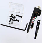 Black Tonar Headshell Top Q for cartridge accessories, showing the sleek, lightweight design of the Tonar brand headshell top.