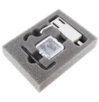 Bronze Tonar Headshell Top Q for cartridge accessories, showcasing a sleek, polished finish and mounting hardware.