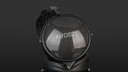 Audeze LCD-XC Creator Package studio headphones with leather-free ear cushions, black and silver design for professional audio use.