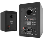 Kanto Audio TUK wireless speaker with black finish, compact design, and control buttons on top.
