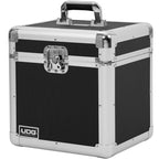 UDG Ultimate Record Case 80 Vinyl in silver, durable DJ record case with handles and secure latches for safe transport of records.