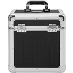 UDG Ultimate Record Case for 80 vinyl records in silver, durable DJ record storage case with secure latches