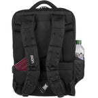 UDG Ultimate Backpack Slim Black (U9108BL/OR), black, rear view.