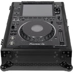 UDG Ultimate Flight Case for multi-format CDJ and DJ mixer in black MK3, durable protective DJ equipment case with handles.